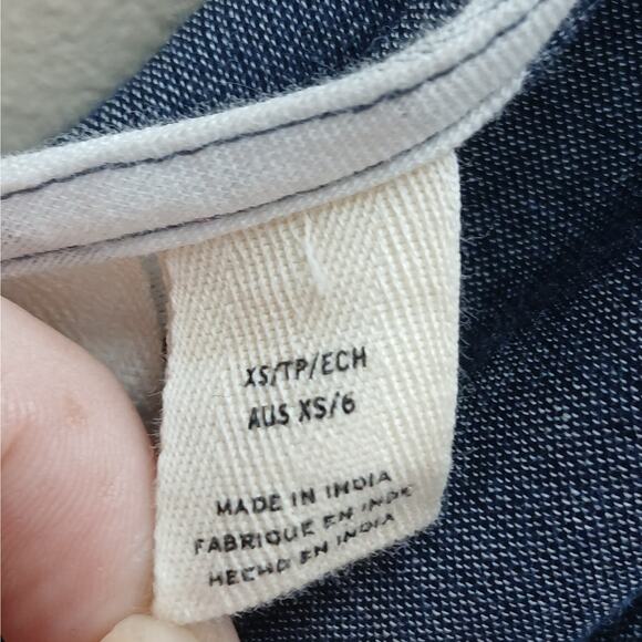 Roxy Jumpsuit with Belt Striped Wide Leg Blue & White Size XS Vacation Beach - Picture 10 of 14